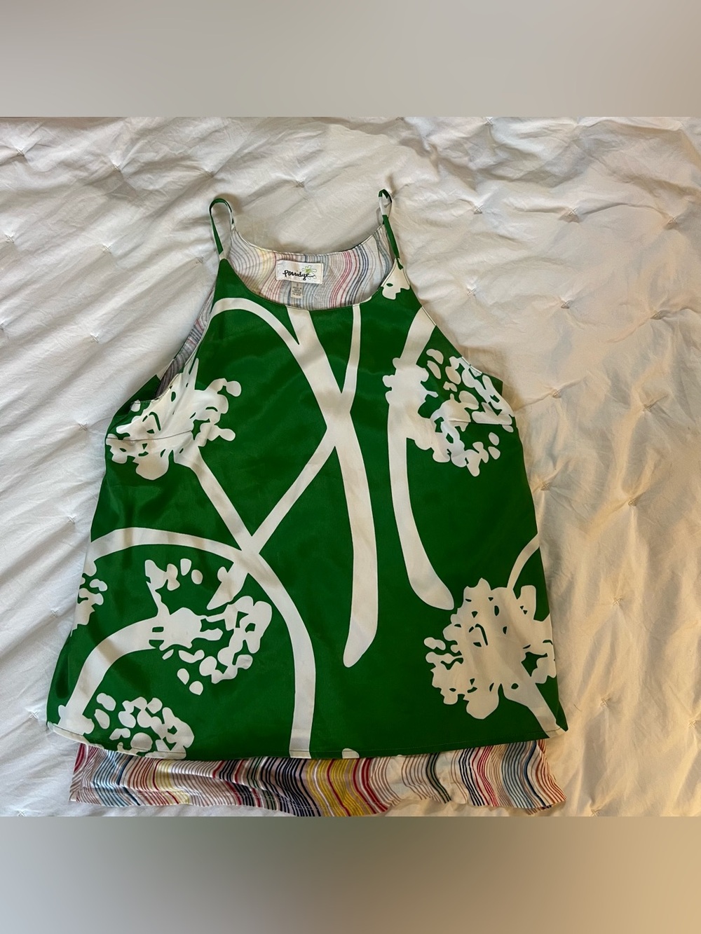 Anthropologie Porridge flowey tank.